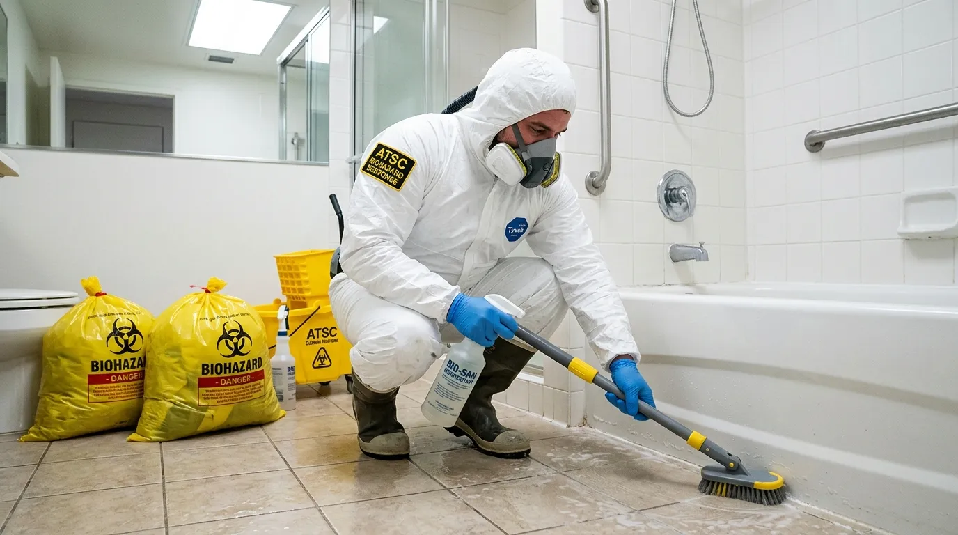 Decontamination equipment deployed for Blood Cleanup in Uxbridge